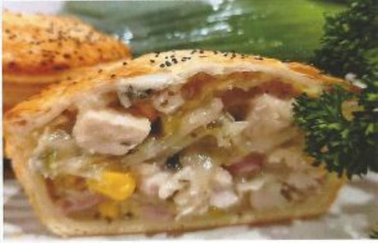 Photo of a chicken & leek pie