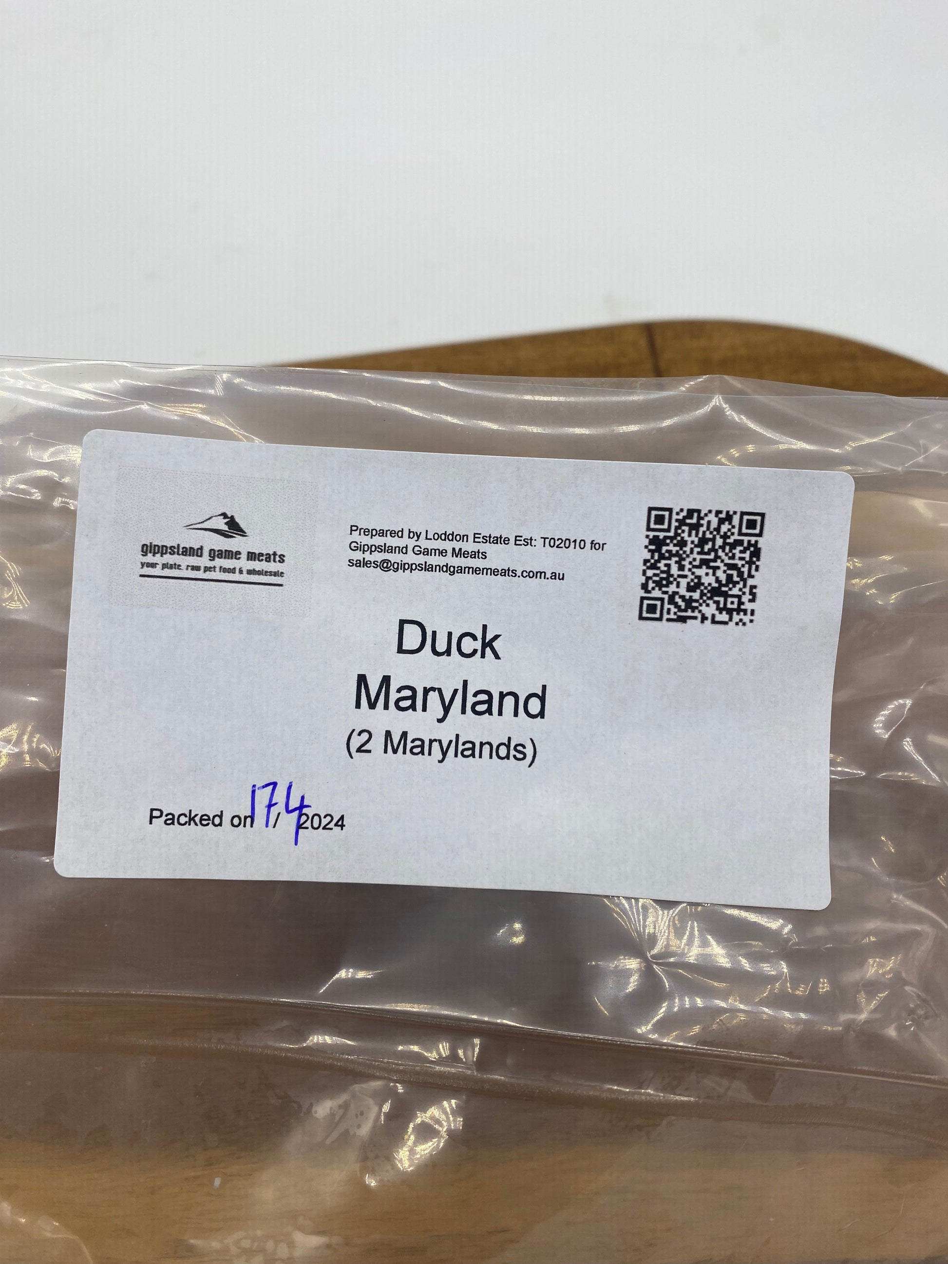 photo of the Duck Maryland label 