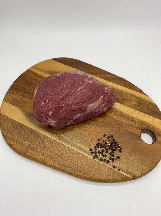 Photo - Venison Round Roast on a wooden board